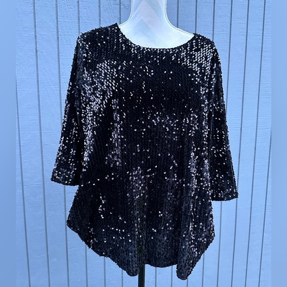 Alfani Tops - Alfani Sequin Blouse